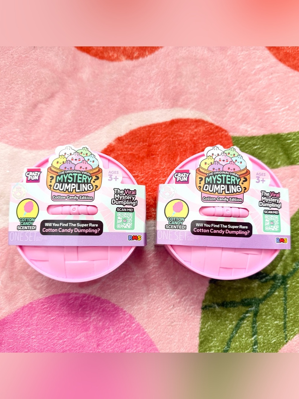 Viral dumpling - Cotton Candy Edition - light blue and light green
